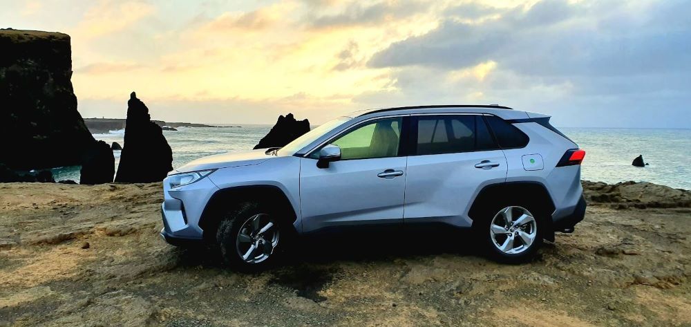 Toyota Rav4 Dyraholaey iceland zer car rental