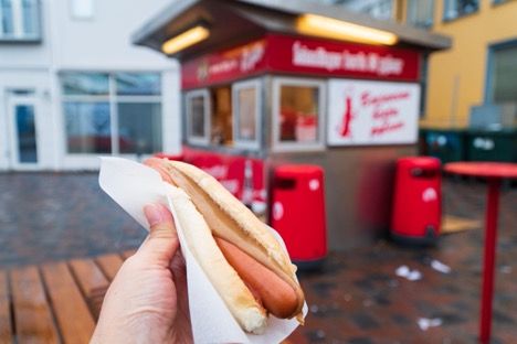 FOOD IN ICELAND - HOT DOG