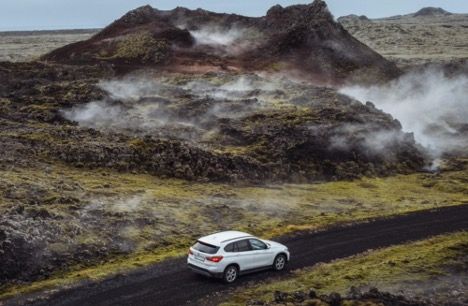 Driving in Iceland - Volcano