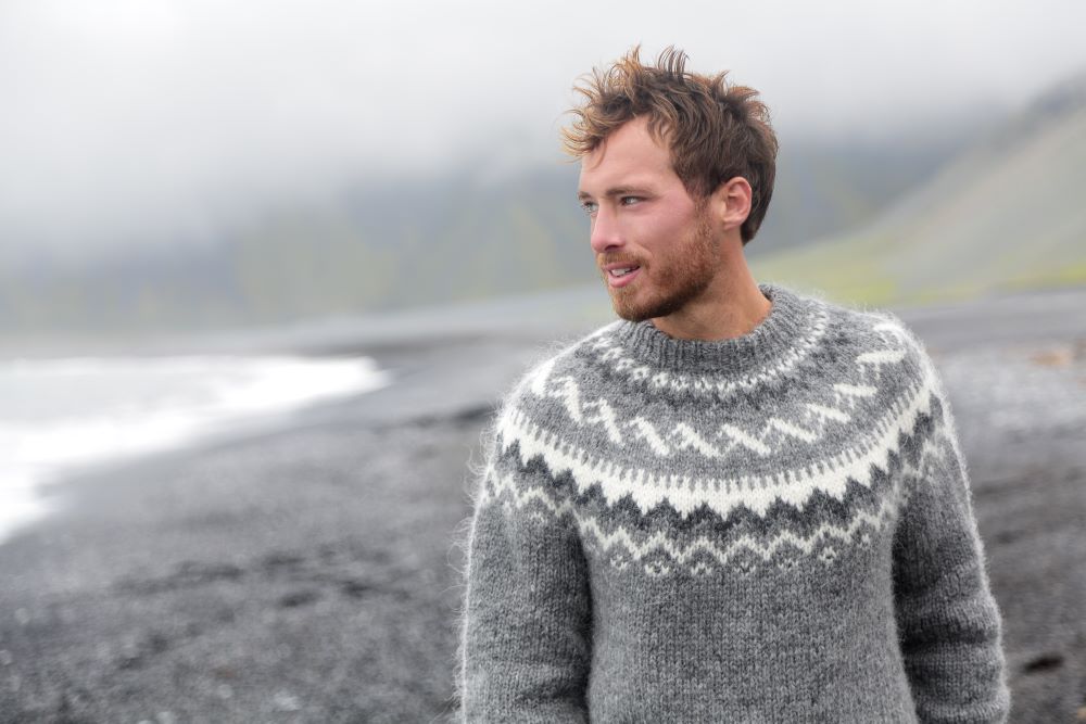 The wool sweater is not only warm, it is also the most iconic clothing in Iceland.