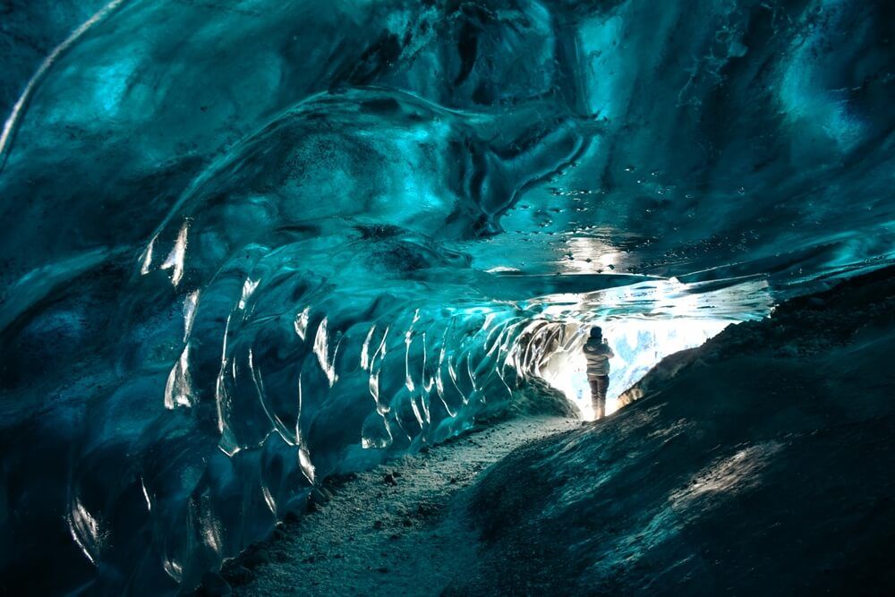 rent a car in Iceland and journey into ice caves